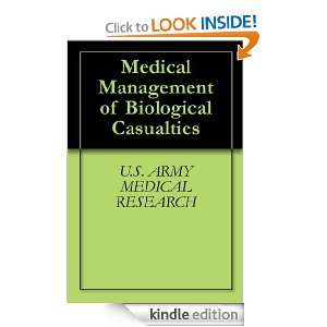 Medical Management of Biological Casualties U.S. ARMY MEDICAL 