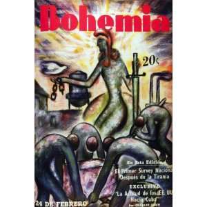  18x 24 Poster.Bohemia 24 de febrero. Decor with Unusual 