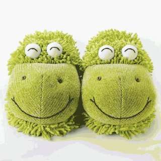  Sensory Tactile Fuzzy Friends Slippers   Frog