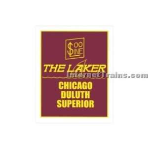   Sign Company Metal Sign   Soo Line Laker Drumhead Logo Toys & Games