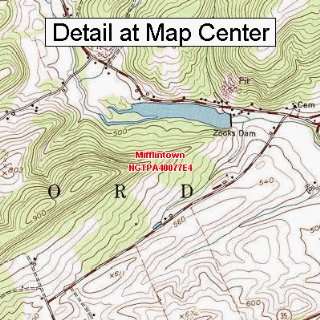 USGS Topographic Quadrangle Map   Mifflintown, Pennsylvania (Folded 