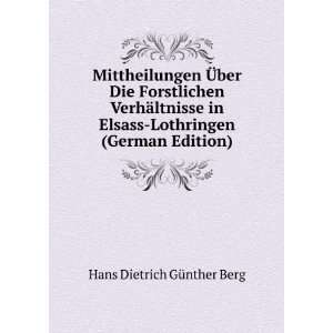    Lothringen (German Edition) Hans Dietrich GÃ¼nther Berg Books