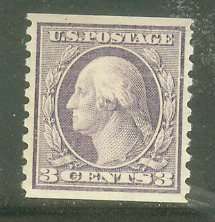 US #456 mint OG LH cat $250  