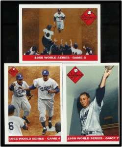 1995 TOPPS ARCHIVES BROOKLYN DODGERS 1955 TEAM SET 30 CARDS   NEAR 