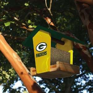  Green Bay Packers Wood Birdfeeder Kit Patio, Lawn 