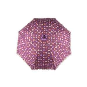   Wedding Umbrella with Pleated Hem Grape One Size 