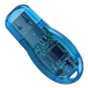  1GB USB 2.0 Portable Flash Drive (Translucent Blue 