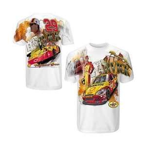   Harvick Total Print T Shirt   Kevin Harvick Large