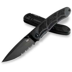 Benchmade Heckler & Koch 14650 Folding Knife 2.95 Black Combo Edge 