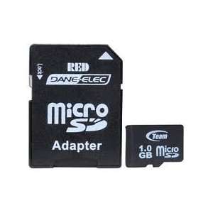  Dane Elec 1 GB microSD Flash Memory Card with miniSD, SD 
