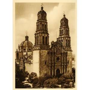   Metropolitan Cathedral Church Chihuahua Mexico   Original Photogravure