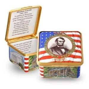    Abraham Lincoln 200Th Anniversary Enamel Box