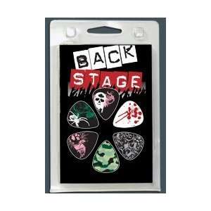  Back Stage & Monster Guitar Picks (Sold As a Set) Musical 