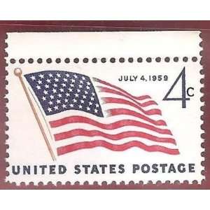  Postage Stamps US Flag 4th Of July 1959 Scott 1132 MNH 