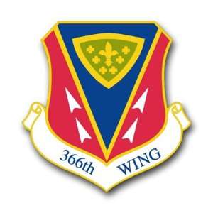  US Air Force 366th Wing Decal Sticker 5.5 Everything 