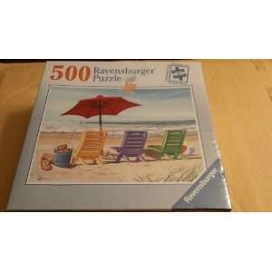   Ravensburger Jigsaw Puzzle   Beachy Keen   500 Pieces Toys & Games