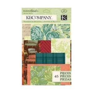  K&Company Engraved Garden Scrap Pack 45 Pieces; 3 Items 