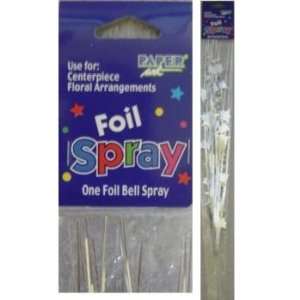  19 Silver Bell Foil Spray Case Pack 72