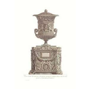 Classical Urns Vases (H) By Giovanni B Piranesi Highest Quality Art 