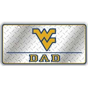  Collegiate Series WVU Dad License Plate Automotive