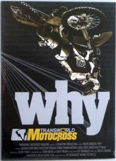 Why Transworld Motocross Magazine DVD NEW SEALED FS  