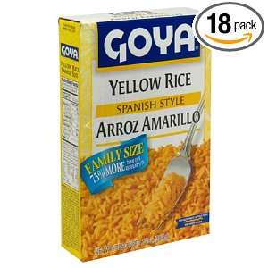 Goya Yellow Rice, 14 Ounce Units (Pack of 18)  Grocery 
