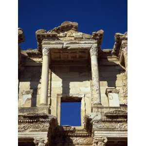 Low Angle View of the Ruins of a Library, Celsus Library 