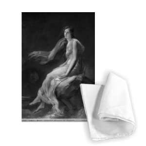  Madame Recamier (1777 1849) (oil on canvas)   Tea Towel 