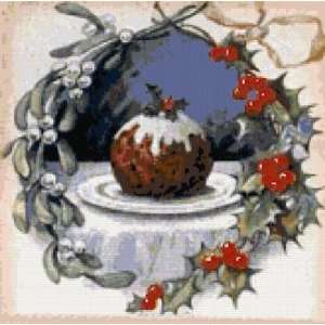  Christmas Pudding Counted Cross Stitch Kit Everything 