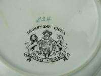 Antique Ironstone Livesley Powell Prairie Flower Bowl  
