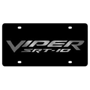  Viper SRT 10 License Plate Automotive