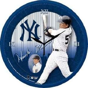 MLB Hideki Matsui Yankees Logo Wall Clock *SALE*  Sports 