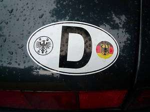 DEUTSCLAND GERMANY ADAC & German Roundel Car Stickers  