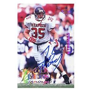 Zach Thomas Autographed / Signed Classic 96 Visions Card
