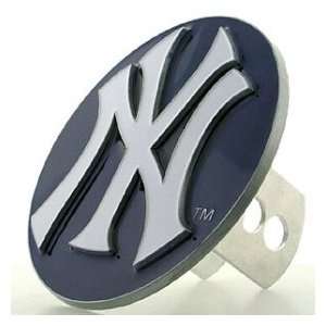 New York Yankees Trailer Hitch Cover   Logo Sports 