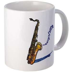  Saxophone Music Mug by 