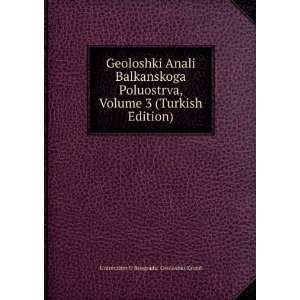   Turkish Edition) Univerzitet U Beogradu. Geoloshki Zavod Books