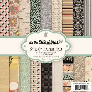   The Little Things 6X6 Paper Pad (Fancy Pants) Arts, Crafts & Sewing