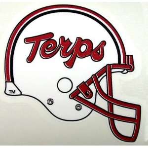 University of Maryland Terrapins Decal,football Helmet  