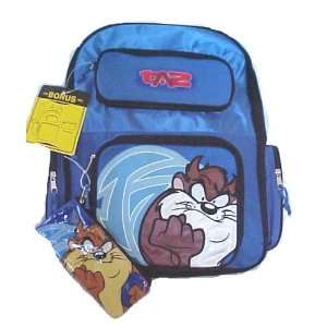  Taz Tasmania Full size Backpack w / pencil pouch Toys 