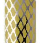 MINX NAILS NEW 1 SIZE 20 PACK YELLOW & SILVER FISHNET