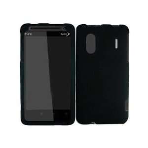  BLACK PLAIN Design Hard Cover Protector Case for HTC Evo 