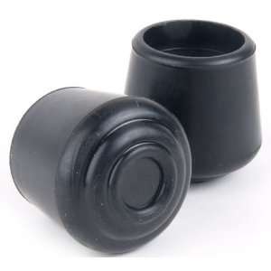  Rubber Hi Tip Furniture Leg Tips, 1 1/4 Black