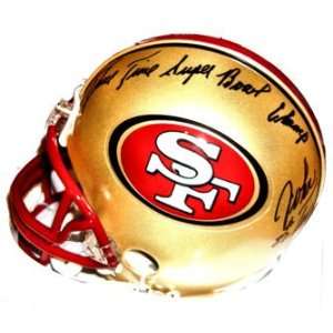  John Taylor Autographed San Fransisco 49ers NFL Mini 