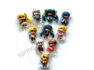 New Vocaloid HATSUNE MIKU Family Figures Rin Len 10 pcs Anime  