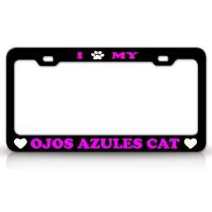  I PAW MY OJOS AZULES Cat Pet Animal High Quality STEEL 