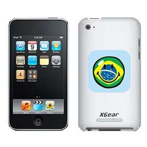  Smiley World Brazilian Flag on iPod Touch 4G XGear Shell 