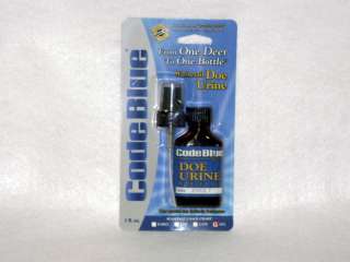 CODE BLUE WHITETAIL DOE DEER URINE SCENT ATTRACTANT NEW 707114010047 