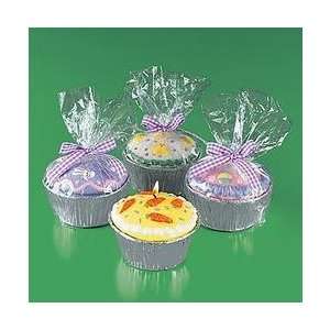   Easter Cupcake Home Party Decor Candles in Gift Wrap 