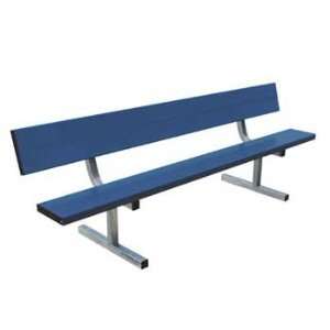   21 Players Bench Aluminum 21 With Backrest Portable 